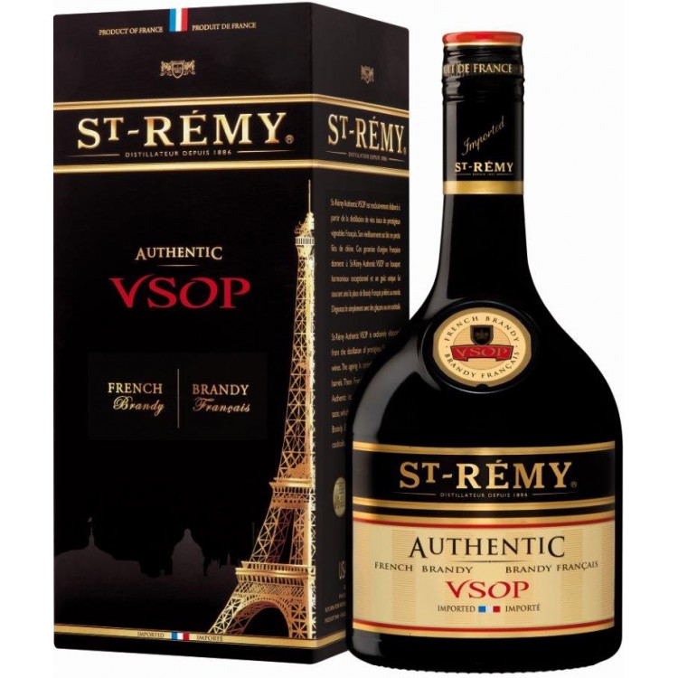 Бренди St-Remy Authentic VSOP 0.7 л 40% в подарочной упаковке (3161423070012)