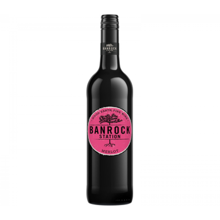 Вино Banrock Station Merlot красное сухое 0.75 л 13.5% (9311043058585)