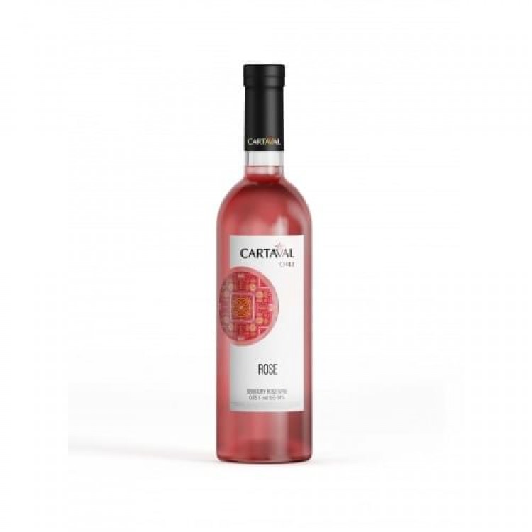 Вино Cartaval Rose розовое полусухое 0.75 л 9.5 -14% (4820004924432)