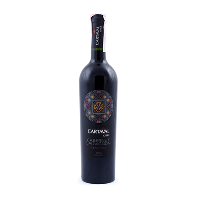 Вино Cartaval Cabernet Sauvignon Reserva сухое красное 0,75 л 14% (7804659980002)