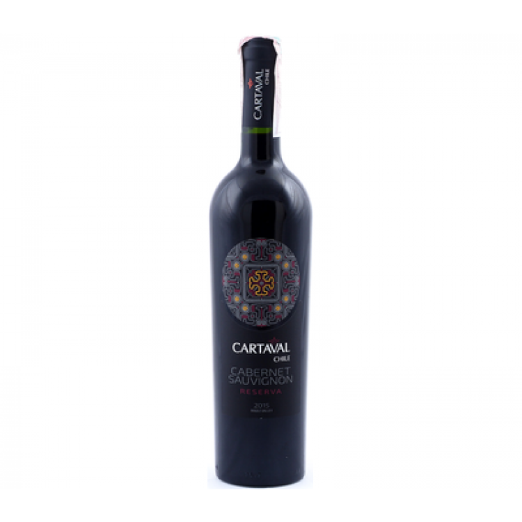 Вино Cartaval Cabernet Sauvignon Reserva сухое красное 0,75 л 14% (7804659980002)