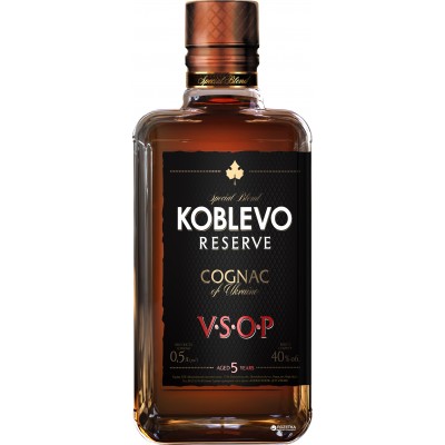 Коньяк Коблево Reserve VSOP 5 лет выдержки 0.5 л 40% (4820182220340)