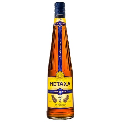 Бренди Metaxa 5 лет выдержки 0.7 л 38% в подарочной упаковке (5202795120054)