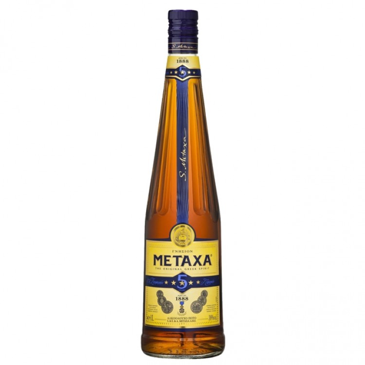 Бренди Metaxa 5 лет выдержки 0.5 л 38% (5202795120030)